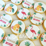 Tropical Custom Sugar Cookies with Edible Images